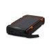 Повербанк з сонячною панеллю 30000mAh Power Bank Kraft TPB-1830SLP Orange 18W QC2.0 LED-ліхтар