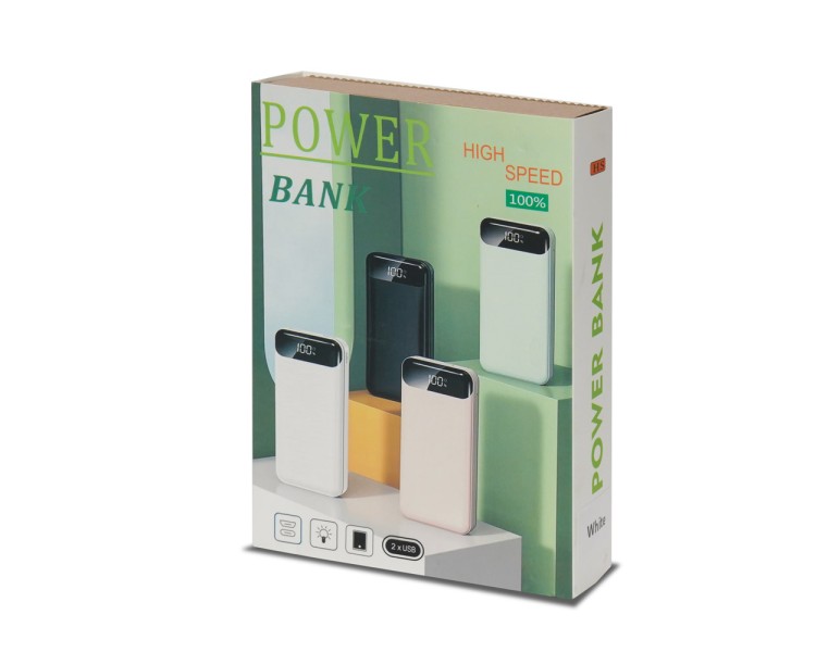 Повербанк 10000mAh Power Bank Kraft TPB-2010 Black 22.5W QC3.0