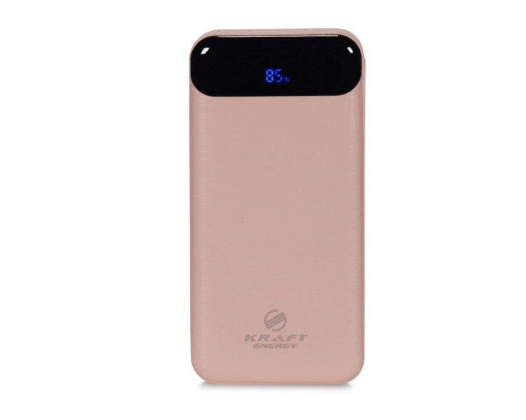 Повербанк 20000mAh Power Bank Kraft TPB-2020 Pink 22.5W QC3.0