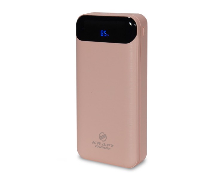 Повербанк 20000mAh Power Bank Kraft TPB-2020 Pink 22.5W QC3.0