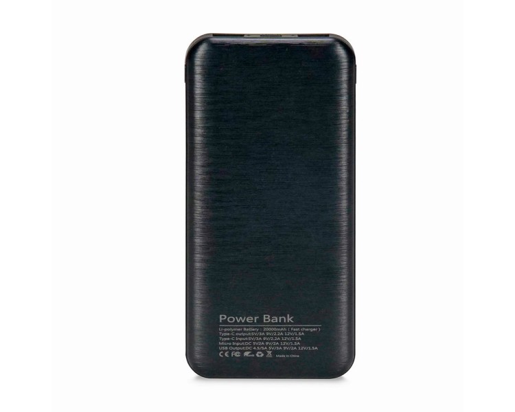 Повербанк 20000mAh Power Bank Kraft TPB-2020 Black 22.5W QC3.0