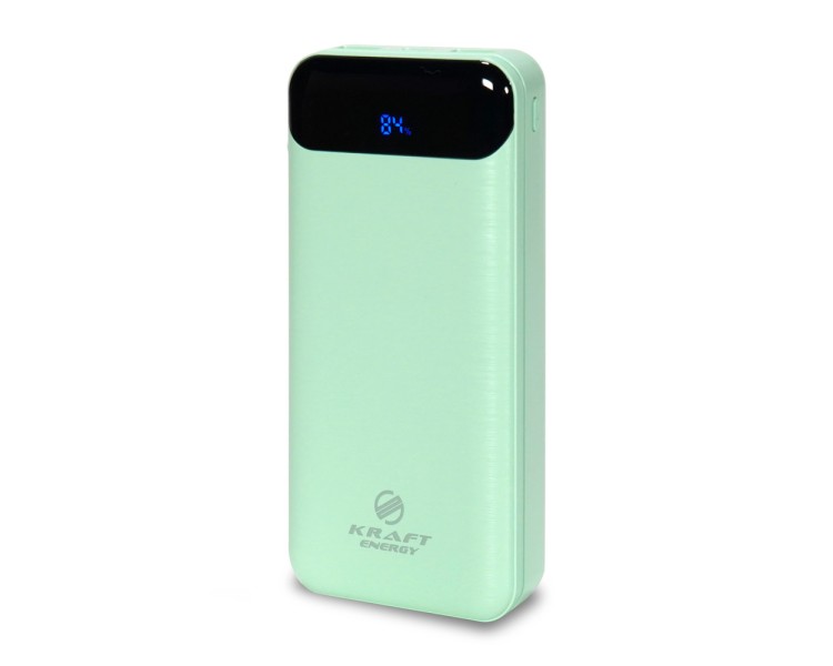 Повербанк 20000mAh Power Bank Kraft TPB-2020 Green 22.5W QC3.0