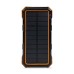 Повербанк з сонячною панеллю 20000mAh Power Bank Kraft KPB-U1830WFCS Orange бездротова зарядка LED-ліхтар