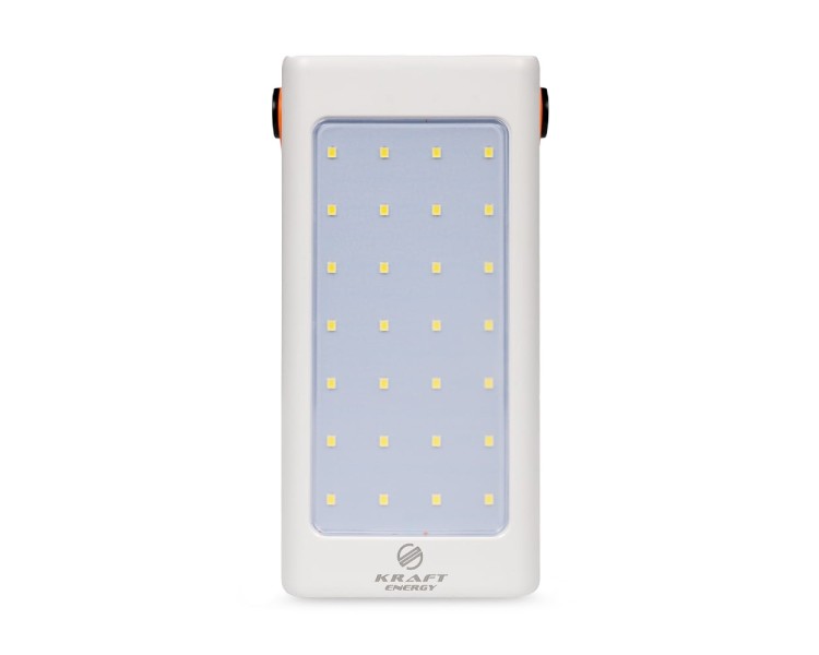 Повербанк 70000mAh Power Bank Kraft KPB-2470FCL White 22.5W QC3.0 LED-ліхтар