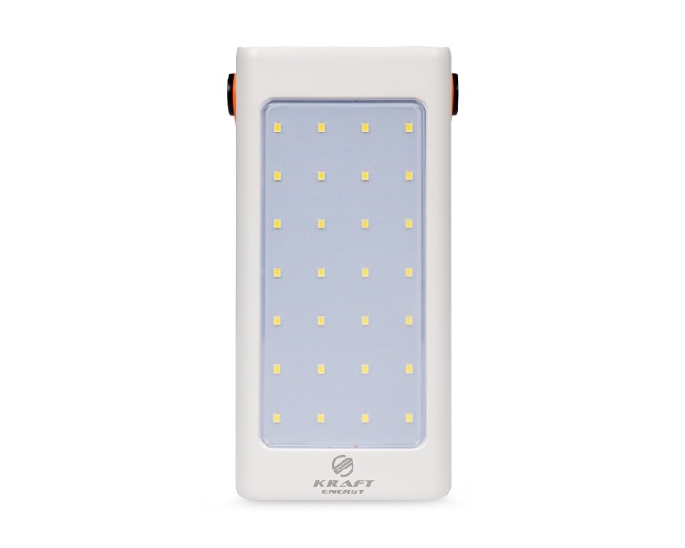 Повербанк 90000mAh Power Bank Kraft KPB-2490FCL White 22.5W QC3.0 LED-ліхтар