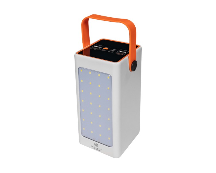 Повербанк 90000mAh Power Bank Kraft KPB-2490FCL White 22.5W QC3.0 LED-ліхтар