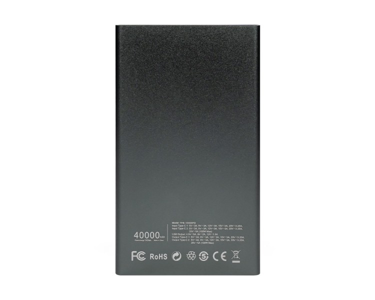 Повербанк 40000 mAh Power Bank Trinix TPB-10040PD Grey 100W
