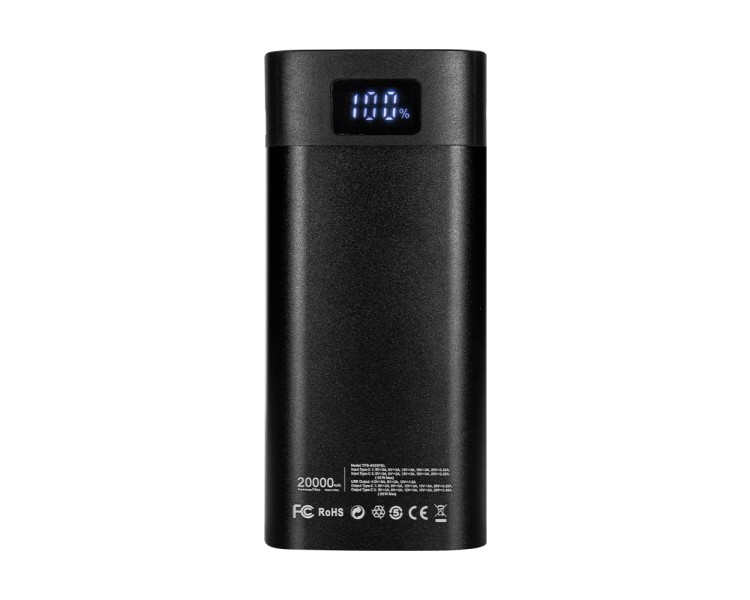 Повербанк 20000mAh Power Bank Trinix TPB-6520PDL Black 65W LED-ліхтар
