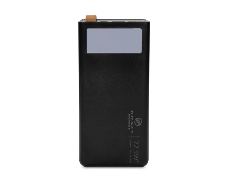 Повербанк 40000mAh Power Bank Kraft KPB-2340FCL Black 22.5W QC3.0 LED-ліхтар