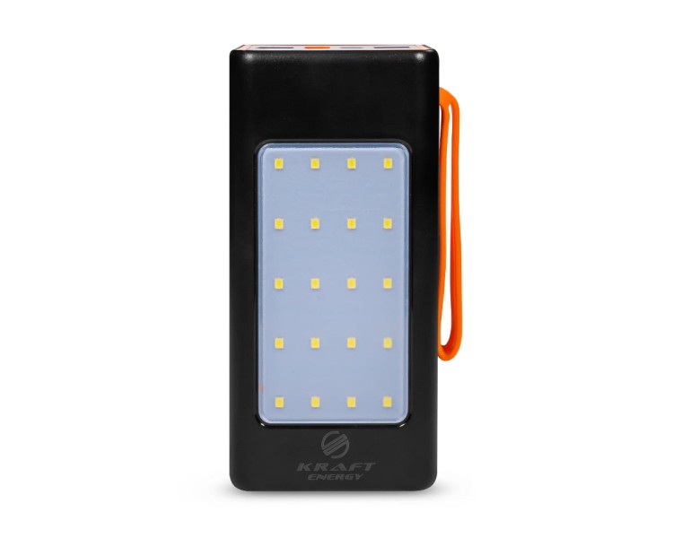 Повербанк 50000mAh Power Bank Kraft KPB-2450FCL Black 22.5W QC3.0 LED-ліхтар