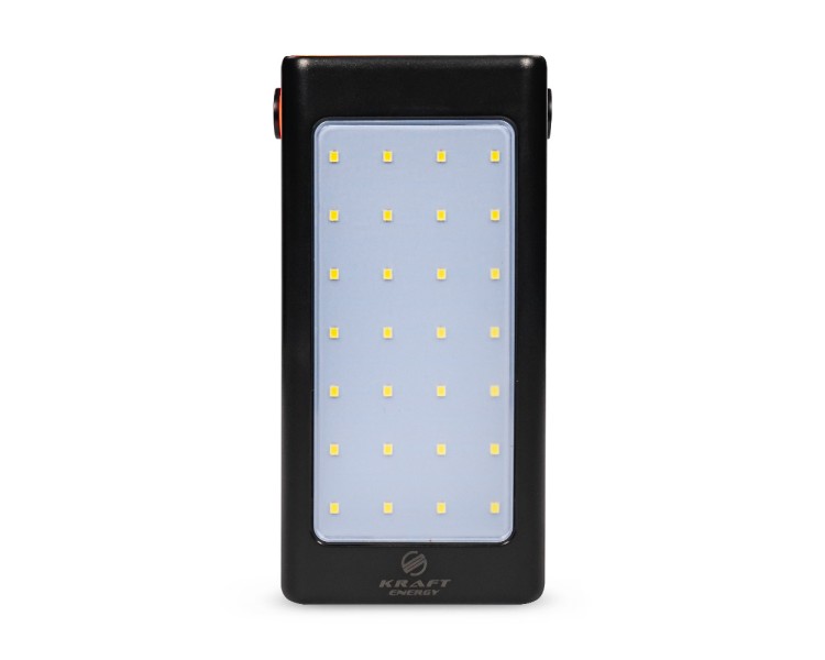 Повербанк 70000mAh Power Bank Kraft KPB-2470FCL Black 22.5W QC3.0 LED-ліхтар