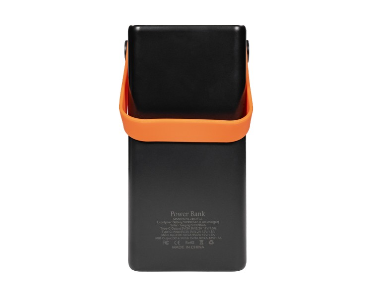 Повербанк 90000mAh Power Bank Kraft KPB-2490FCL Black 22.5W QC3.0 LED-ліхтар
