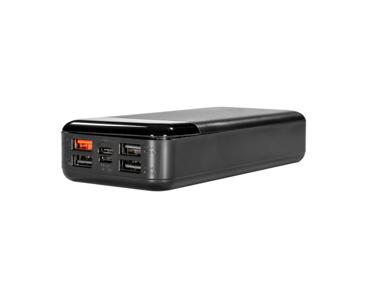 Повербанк 20000mAh Power Bank Kraft KPB-2120FCL Black 22.5W QC3.0 LED-ліхтар