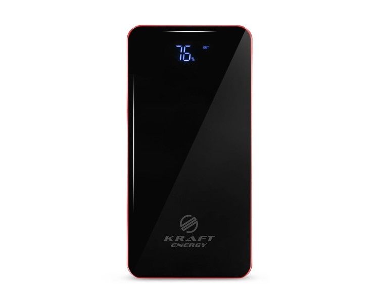 Повербанк 50000mAh Power Bank Kraft KPB-1650L Red 2 світлодіоди