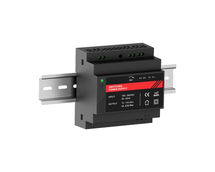 Джерело безперебійного живлення Kraft PSU-1203DIN(P) з кріпленням на DIN-рейку