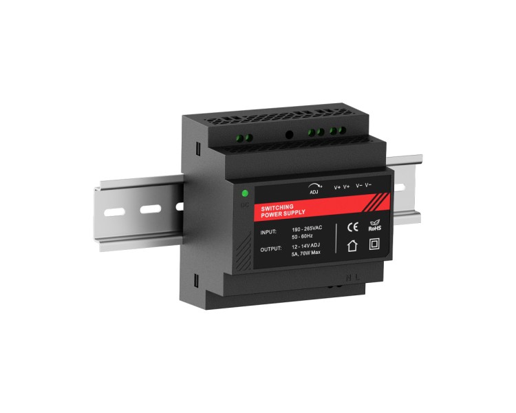 Джерело безперебійного живлення Kraft PSU-1205DIN(P) з кріпленням на DIN-рейку