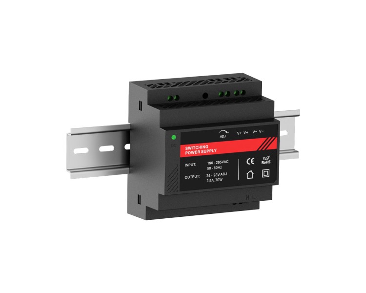 Джерело безперебійного живлення Kraft PSU-24025DIN(P) 24V з кріпленням на DIN-рейку