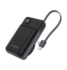 Повербанк 20000mAh Choetech B696 Black QC3.0 PD3.0 бездротова зарядка смартфонів та Apple Watch