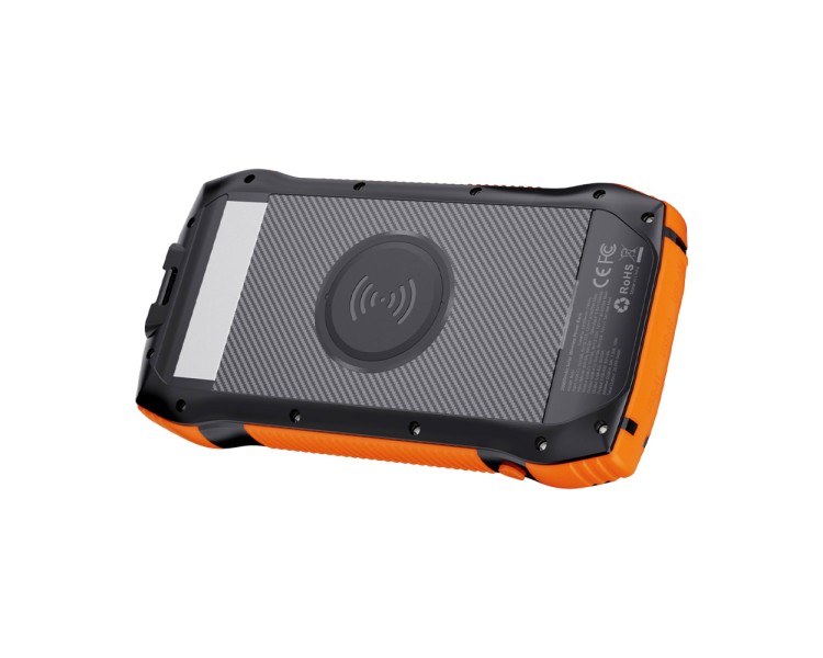 Повербанк з сонячною панеллю 20000mAh Choetech B657 Black PD20W+QC QC3.0 PD3.0 бездротова зарядка