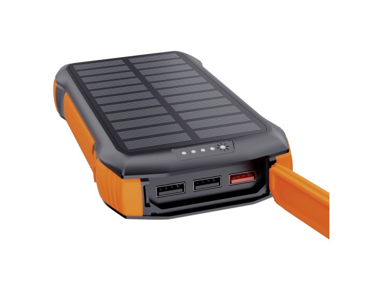 Повербанк з сонячною панеллю 20000mAh Choetech B657 Black PD20W+QC QC3.0 PD3.0 бездротова зарядка