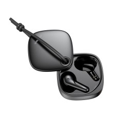 Бездротові навушники Choetech BH-T17 Black TWS, Bluetooth 5.4, ANC+ENC