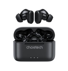 Бездротові навушники Choetech BH-T15 Black TWS, Bluetooth 5.2, ANC+ENC