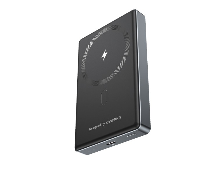 Повербанк 10000mAh Choetech B739 Black QC3.0 PD3.0 бездротова магнітна зарядка