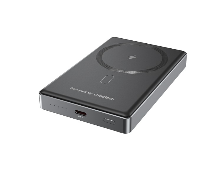 Повербанк 10000mAh Choetech B739 Black QC3.0 PD3.0 бездротова магнітна зарядка