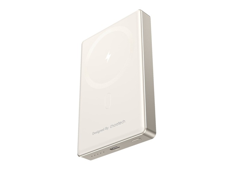 Повербанк 10000mAh Choetech B739 Silver QC3.0 PD3.0 бездротова магнітна зарядка