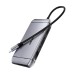 USB-C хаб 9-в-1 Choetech M15 HDMI 4K@30Hz, VGA, 3 USB3.0, RJ45, USB-C PD, SD-card, TF-card