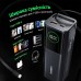 Повербанк 20000mAh Choetech B1012 Grey 100W з EU адаптером QC3.0 PD3.0, вбудований кабель