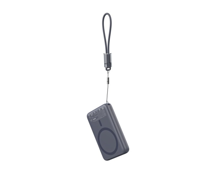 Повербанк 10000mAh Choetech B862 Grey 22.5W QC3.0 PD3.0 бездротова магнітна зарядка MagSafe