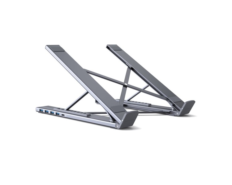 USB-C хаб-підставка 7-в-1 Choetech M57 HDMI 4K@30Hz, 2 USB 3.0, USB-C Data, USB-C PD 100W, SD-card, TF-card