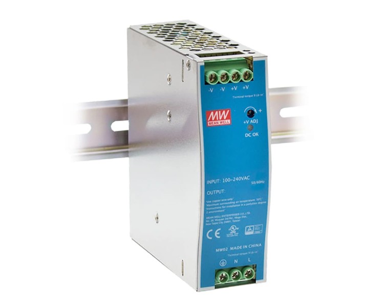 Блок живлення NDR-120-12 Mean Well на DIN-рейку
