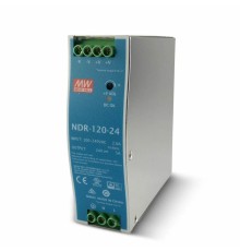 Блок живлення NDR-120-24 Mean Well на DIN-рейку