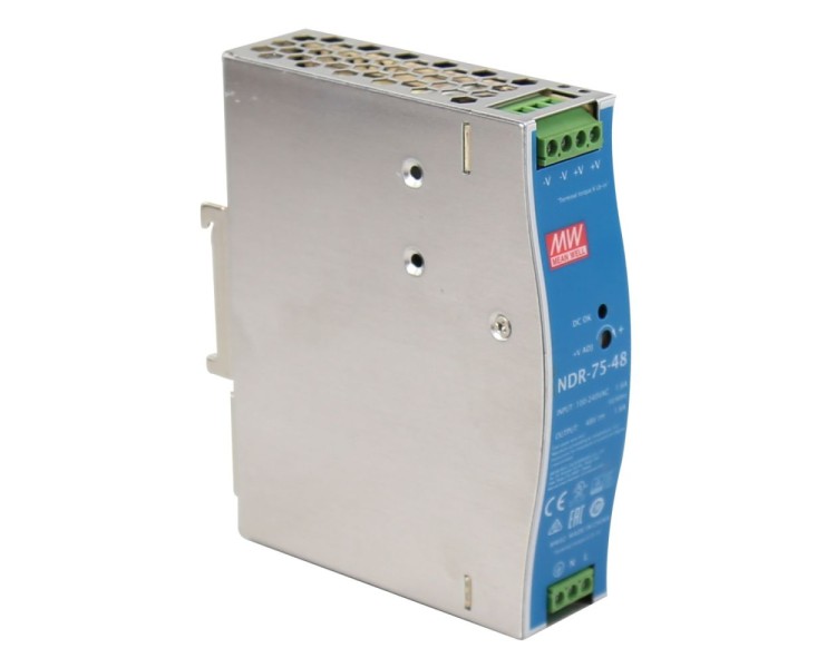 Блок живлення NDR-75-48 Mean Well на DIN-рейку