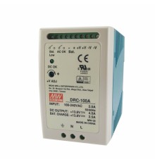 Блок живлення з функцією UPS DRC-100A Mean Well на DIN-рейку