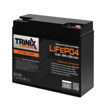 Акумуляторна батарея літій-залізо-фосфатна 12.8В 18А*год Trinix LFP 12V18Ah LiFePO4