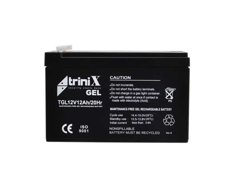 Акумуляторна батарея гелева 12В 12Аг Trinix TGL12V12Ah/20Hr GEL