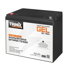 Акумуляторна батарея гелева 12В 75Аг Trinix TGL12V75Ah/20Hr GEL