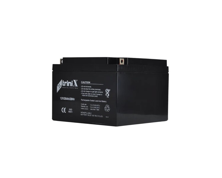 Акумуляторна батарея 12В 26Аг Trinix 12V26Ah/20Hr AGM свинцево-кислотна