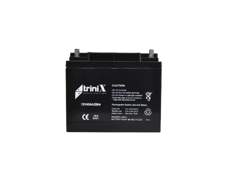 Акумуляторна батарея 12В 45Аг Trinix 12V45Ah/20Hr AGM свинцево-кислотна