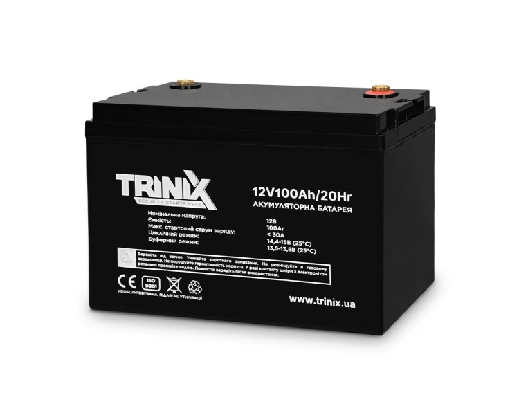 Trinix 12V100Ah/20Hr AGM Акумуляторна батарея 12В 100Аг свинцево-кислотна
