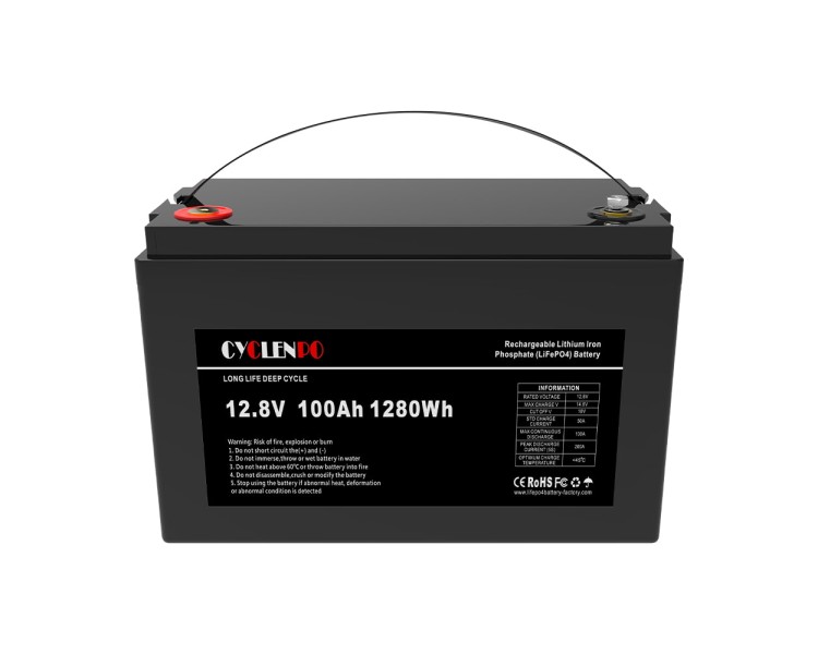 Акумуляторна батарея літій-залізо-фосфатна 12.8В 100Аг Cyclen 12.8V 100AH LiFePo4