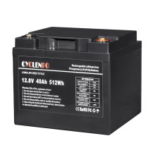 Акумуляторна батарея літій-залізо-фосфатна 12.8В 40Аг Cyclen 12.8V 40AH LiFePo4