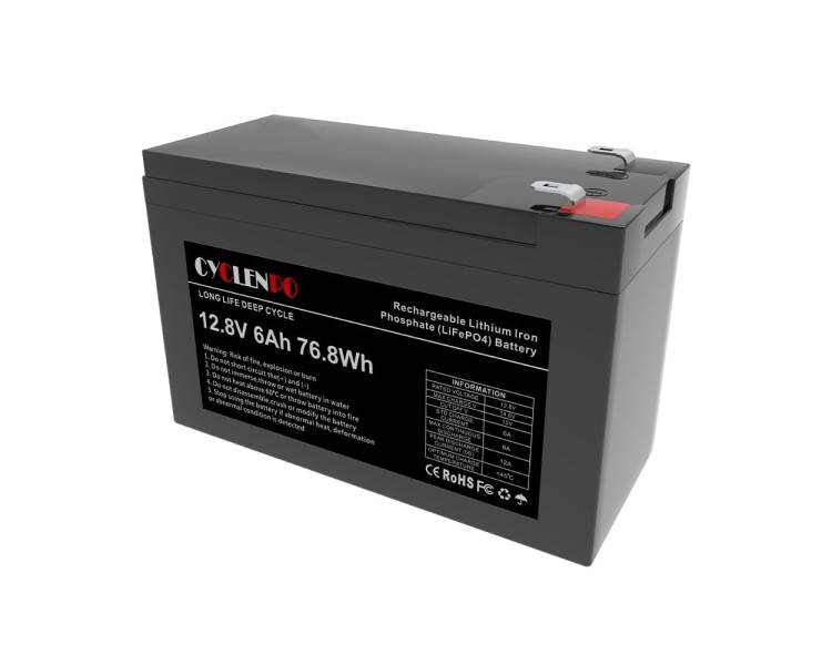 Акумуляторна батарея літій-залізо-фосфатна 12.8В 6Аг Cyclen 12.8V 6AH LiFePo4