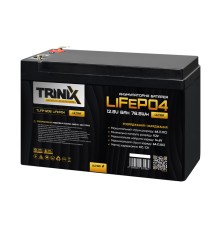 Акумуляторна батарея літій-залізо-фосфатна 12.8В 6А*год Trinix TLFP-1206 Ultra LiFePO4 (Black)