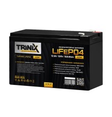 Акумуляторна батарея літій-залізо-фосфатна 12.8В 12А*год Trinix TLFP-1212 Ultra LiFePO4 (Black)