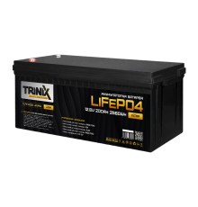 Акумуляторна батарея літій-залізо-фосфатна 12.8В 200А*год Trinix TLFP-12200 Ultra LiFePO4 з Bluetooth (Black)
