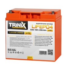 Акумуляторна батарея літій-залізо-фосфатна 12.8В 18А*год Trinix TLFP-1218 Ultra LiFePO4 (Orange)